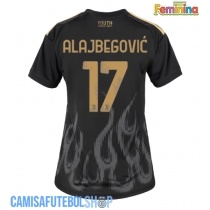 Camisa de time de futebol Juventus Kerim Alajbegovic #17 Replicas 3º Equipamento Feminina 2026-27 Manga Curta